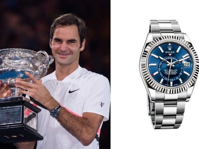 5 mẫu Rolex danh giá từng đồng hành cùng huyền thoại Roger Federer