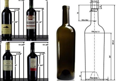 Kích thước chai rượu vang tiêu chuẩn đúng với Quốc tế