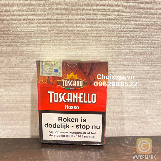 Xì gà Toscanello Rosso Hà Lan - Hộp 5 điếu