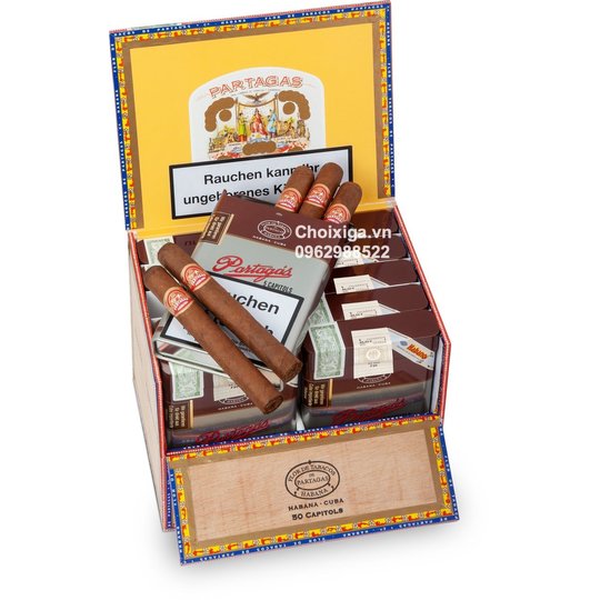 Xì gà Partagas Capitols - Hộp 25 điếu