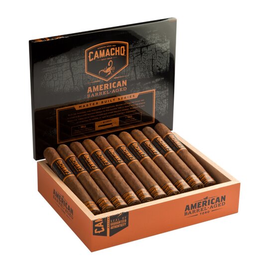 Xì gà Camacho American Barrel Aged Toro - Hộp 20 điếu