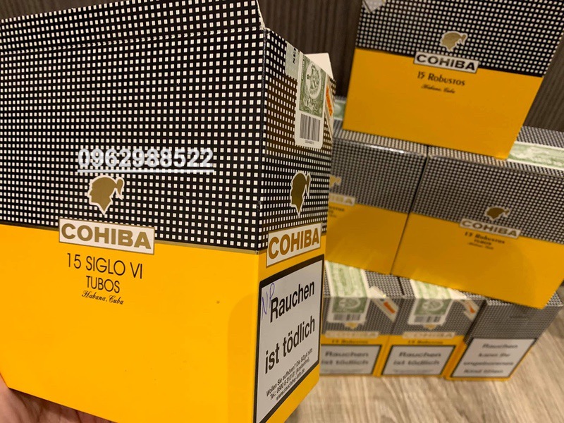 Xì gà Cohiba Siglo 6 VI Tubos – Hộp 03 điếu