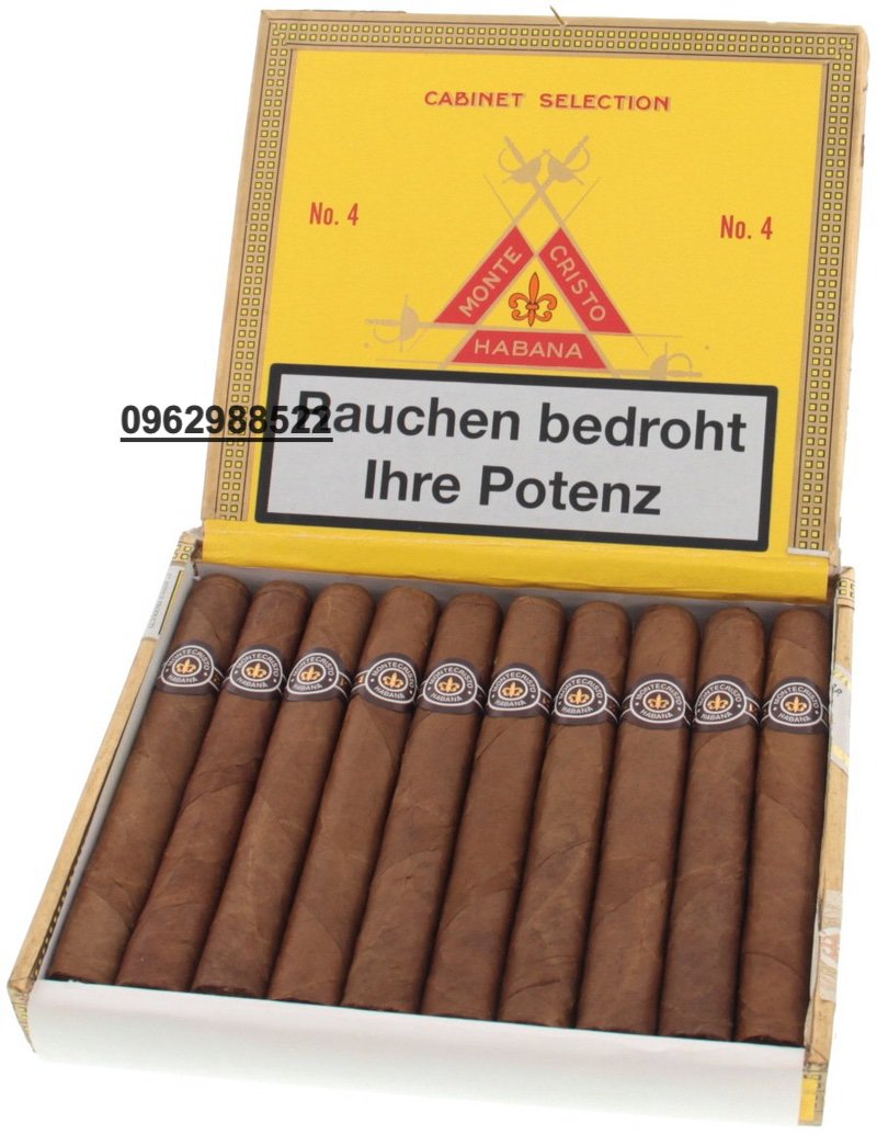 Xì gà Montecristo No. 4 - Hộp 10 điếu
