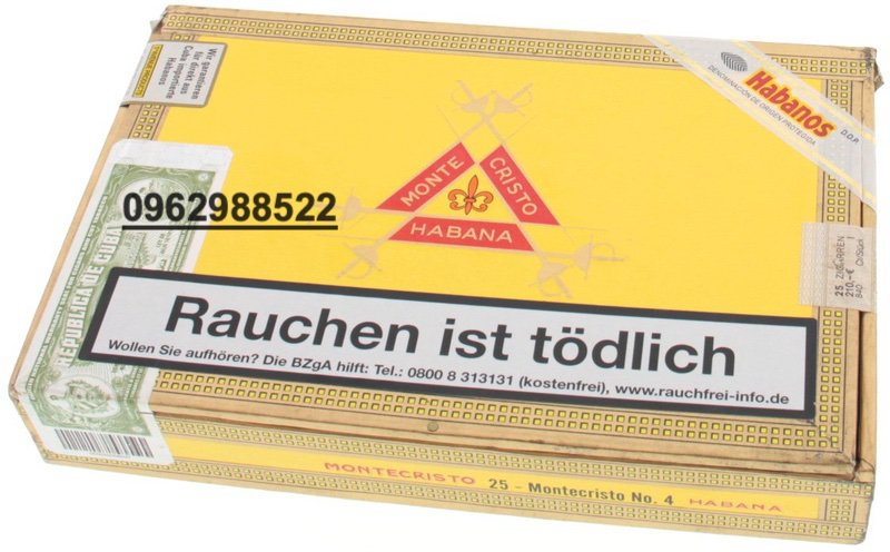 Xì gà Montecristo No. 4 - Hộp 10 điếu