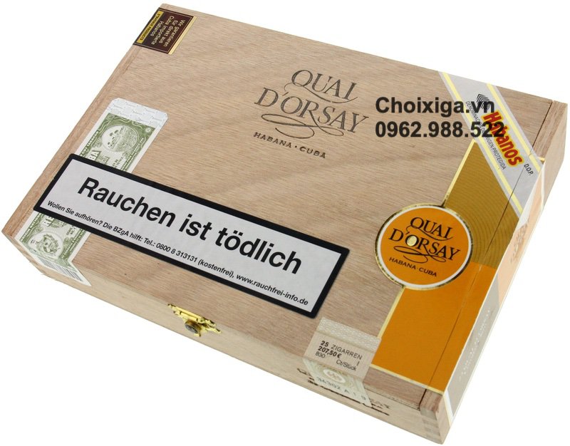 Xì gà Quai dOrsay LCDH Coronas Claro - Hộp 25 điếu