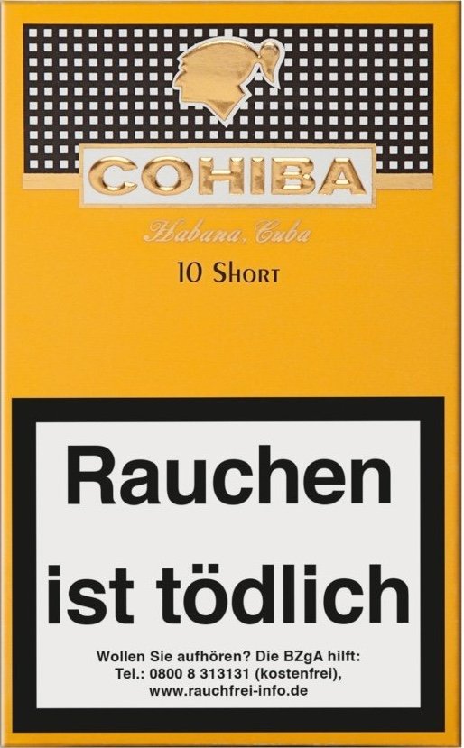 Xì Gà Cohiba Short Mini Hộp 10 Điếu Chính Hãng Thơm Ngon